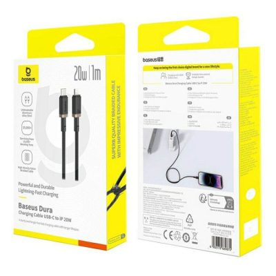Baseus Dura Cable Type-C to Lightning PD 20W 2 Meter For i Phone